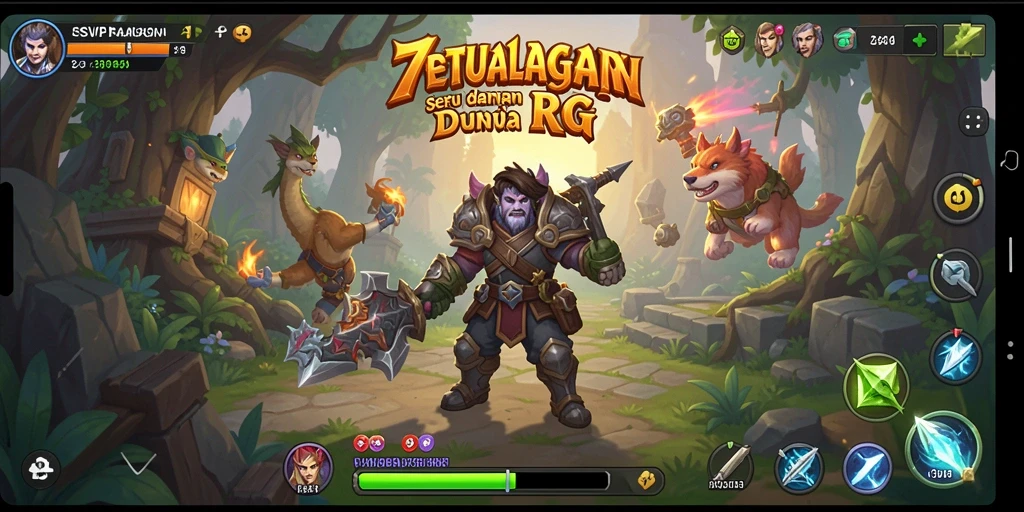 Tampilan gameplay seru dan mendebarkan di dunia RPG.