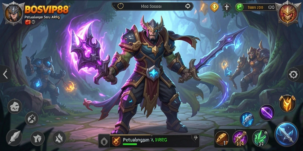 Tampilan gameplay <strong>BOSVIP88</strong> yang menonjolkan aksi seru dalam dunia ARPG.