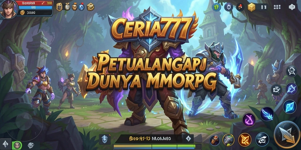 Tampilan gameplay CERIA777 yang menakjubkan dalam dunia MMORPG.