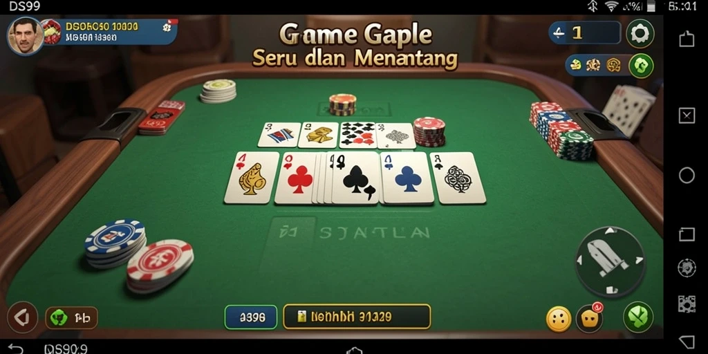 Tampilan gameplay seru dalam DS99 dengan pemain yang bersaing.