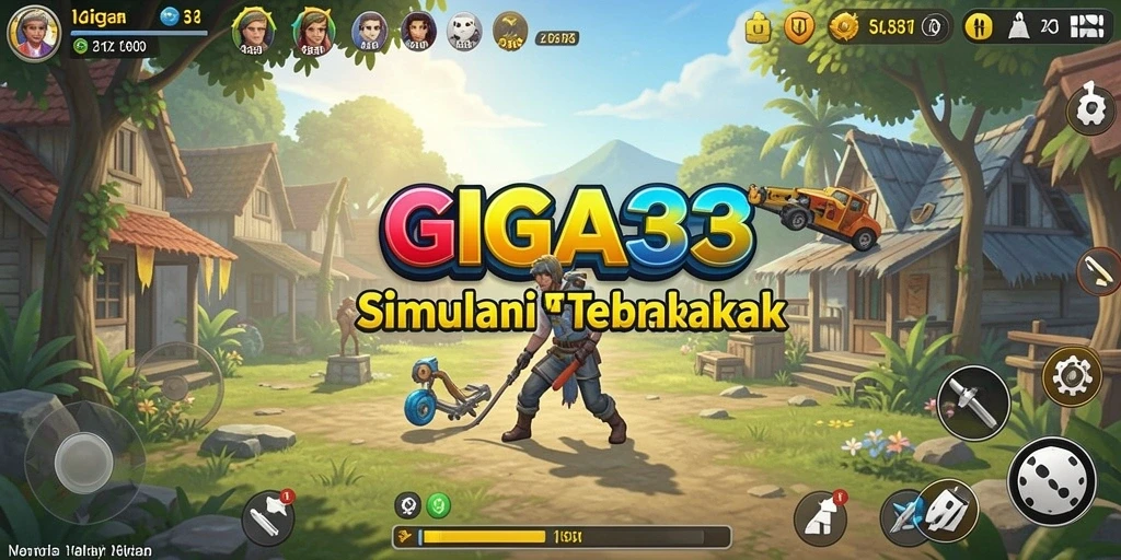 Tampilan gameplay GIGA33 dengan interaksi yang mendalam.