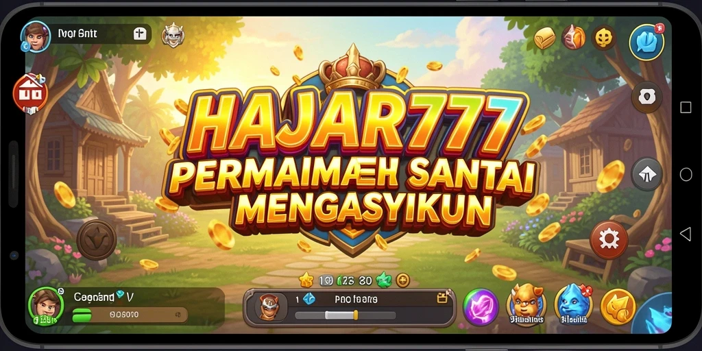 Screenshot gameplay HAJAR777 menampilkan suasana santai dan mengasyikkan.