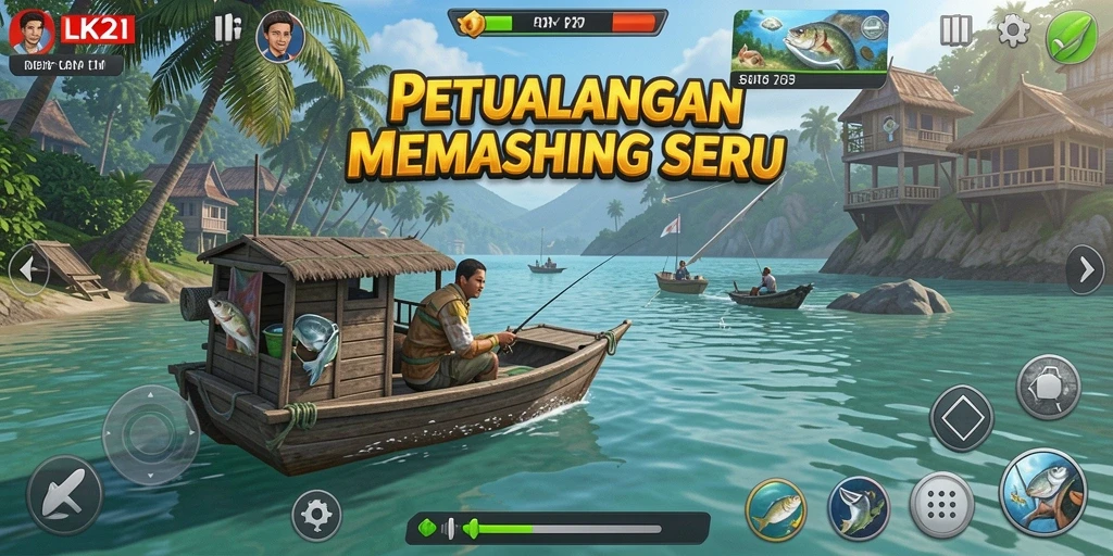 Tangkapan ikan luar biasa dalam gameplay LK21 yang mendebarkan.