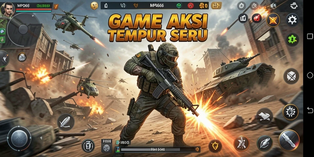 Tampilan gameplay MPO666 yang mendebarkan dalam aksi TPS.