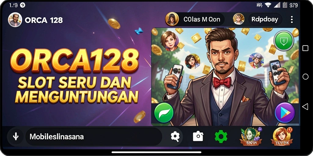Screenshot ORCA128 menampilkan gameplay slot yang mendebarkan.