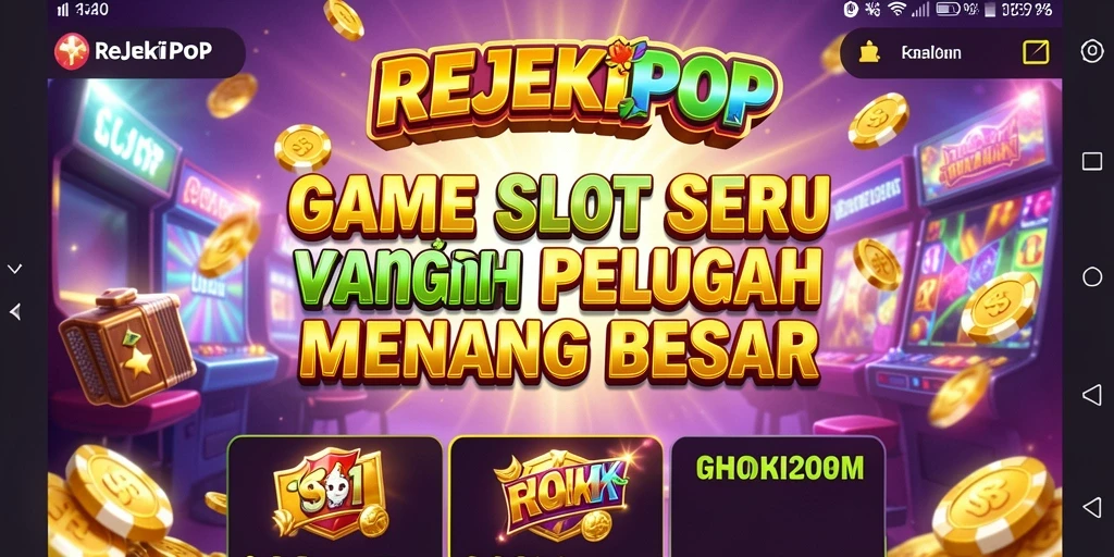 Tampilan menarik gameplay Slot REJEKIPOP yang penuh warna.