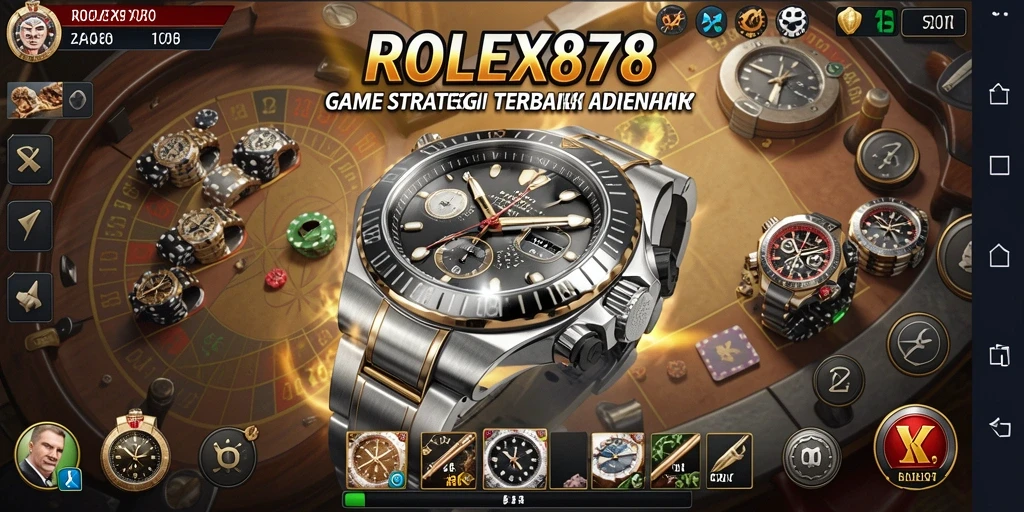 Tampilan gameplay <strong>ROLEX878</strong> yang seru dan dinamis dalam medan pertempuran strategi.