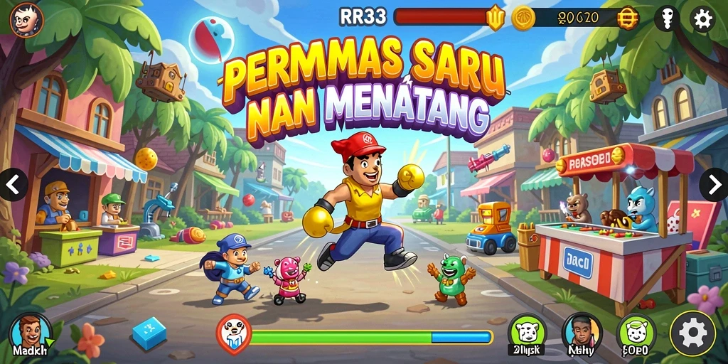 Tampilan gameplay dari RR33 yang penuh aksi dan tantangan.