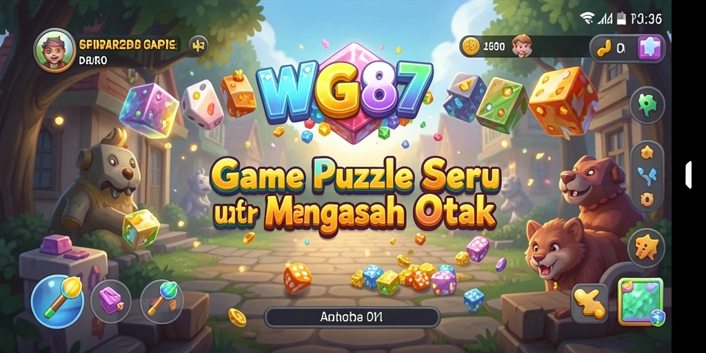 Tampilan gameplay seru dari WG87 dengan berbagai teka-teki menantang.