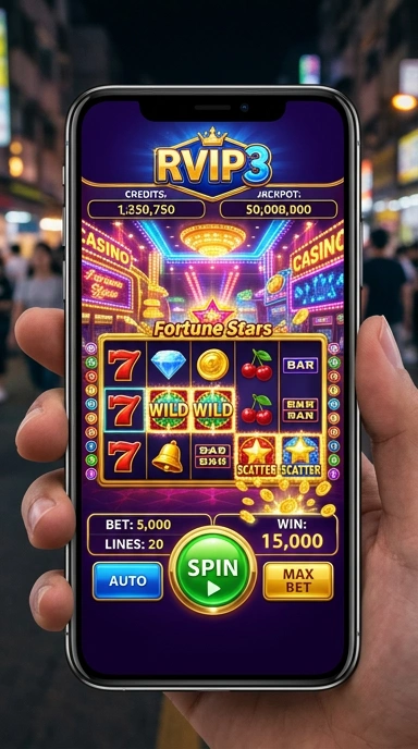 Tampilan beranda aplikasi rvip3 dengan berbagai pilihan aplikasi.